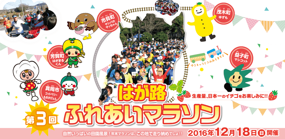 「第3回 はが路ふれあいマラソン」の画像